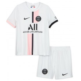 Camisolas de futebol Paris Saint-Germain Criança Equipamento Alternativa 2021/22 Manga Curta